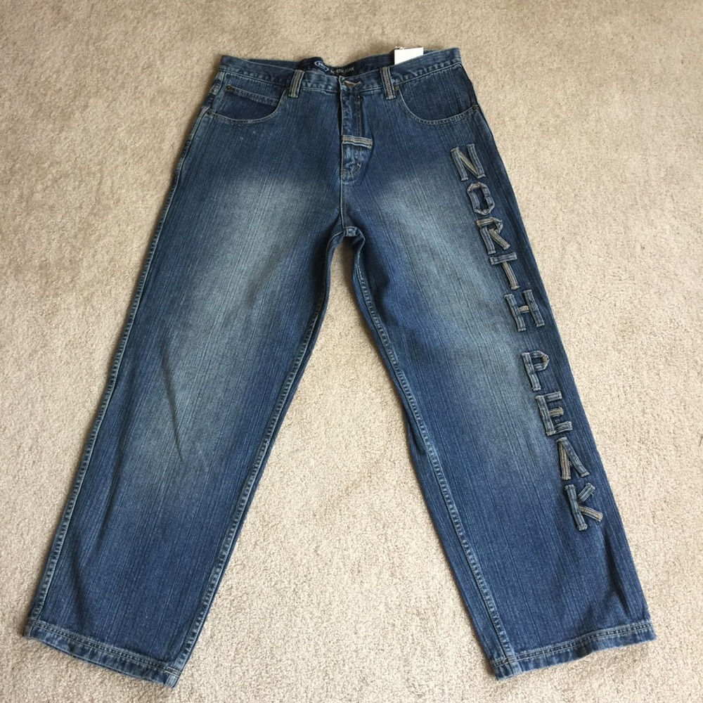 COPY - North Peak Men’s blue jeans NWT  38 x 30